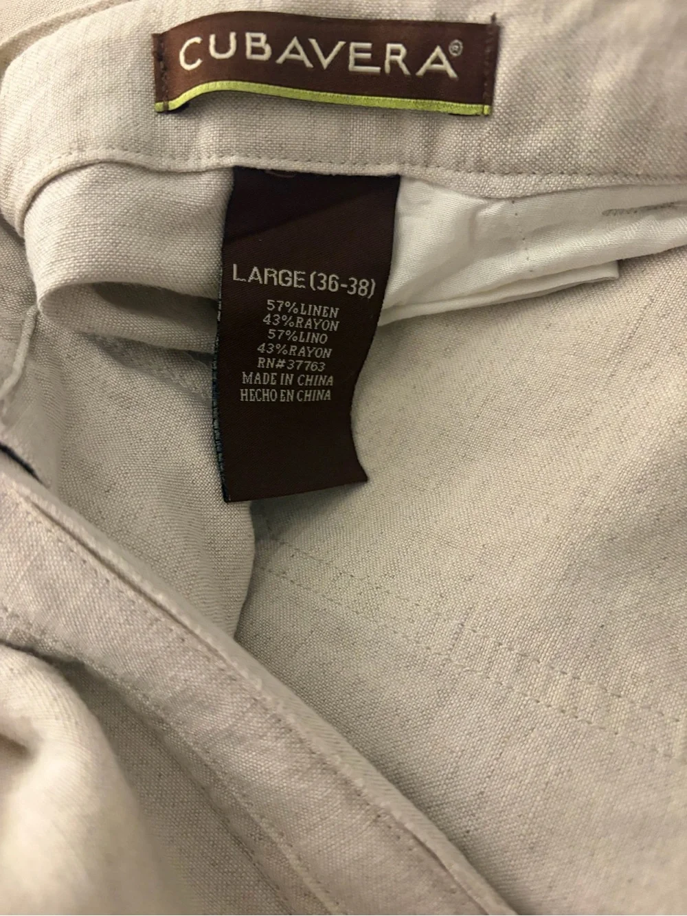 Cubavera men’s pants 36x38